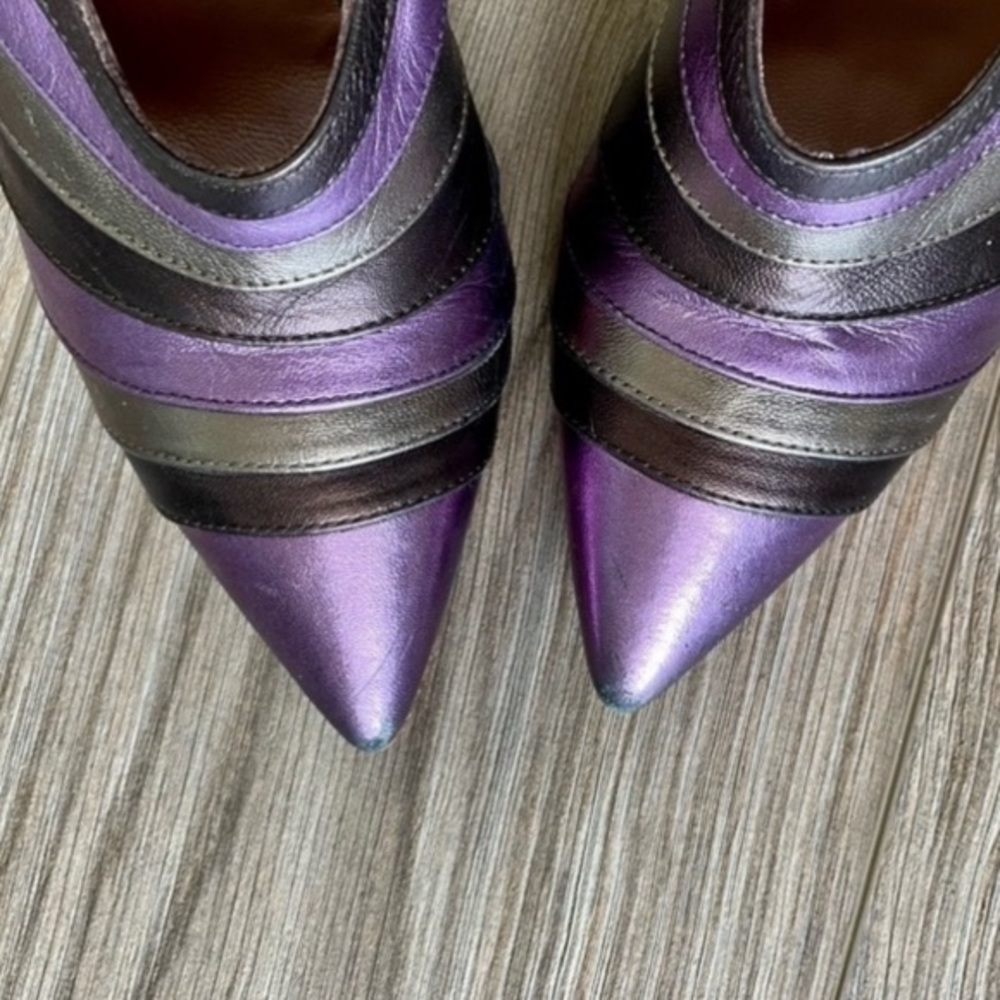 Just Cavalli Metallic Purple Booties | 39.5 - Picture 3 of 10